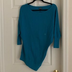 Express Women’s Tunic Sweater 3/4 Sleeve Knit Blouse- XS- NWT